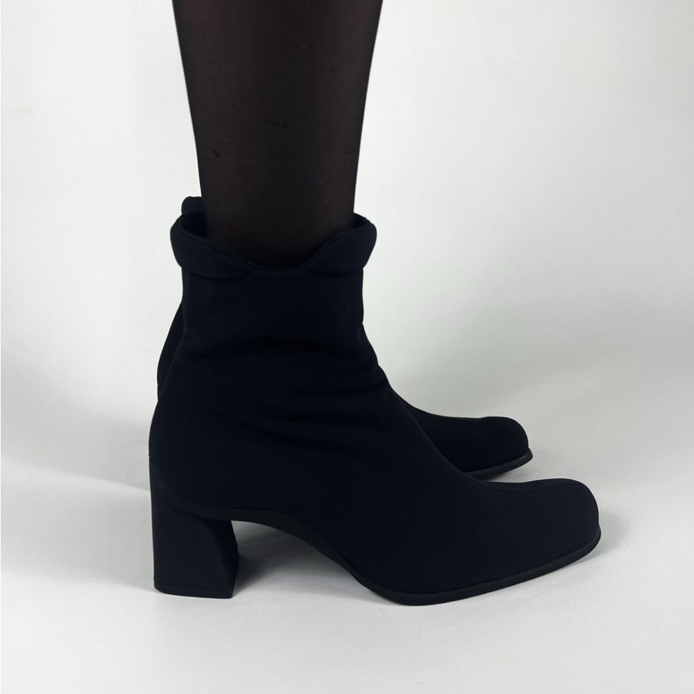 Prada x MiuMiu Nylon Ankle Heels Boots